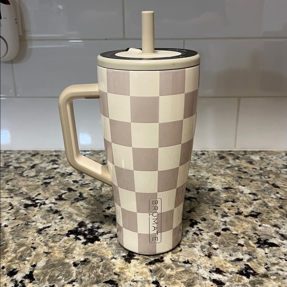 NWT Brumate - Krista Horton Limited Edition Era | Tan Checker 30 oz
